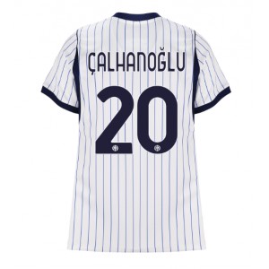 Inter Milan Hakan Calhanoglu #20 Jalkapallovaatteet Naisten Vieraspaita 2026-27 Lyhythihainen